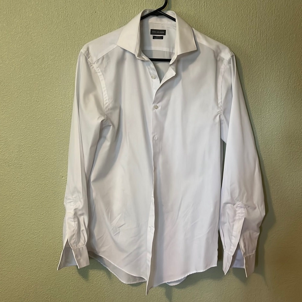White mens dress shirt